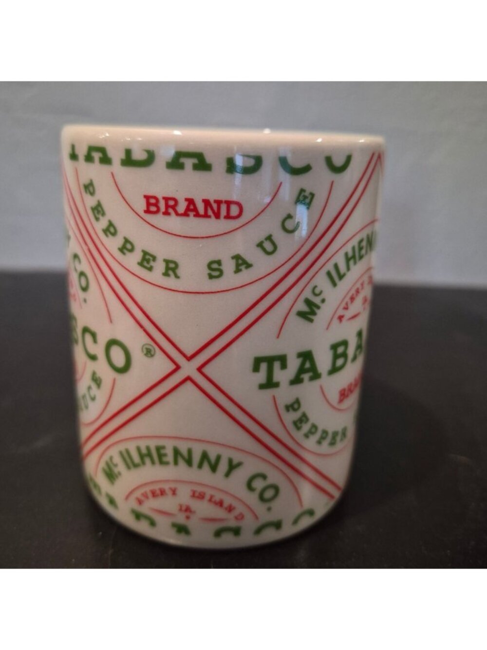 Tabasco Brand Ceramic Coffee Mug With Iconic Red & Green Label Design - Picture 3 of 7